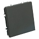 Выключатель 1-клавишный (механизм), STEKKER, 250В, 10А, серия Эмили, RSW10-5103-05, черный уголь, soft touch - фото