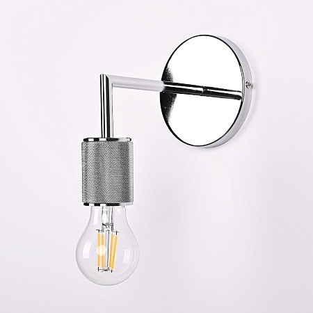 Бра Rh Utilitaire Single Sconce Silver Imperiumloft 123286-22 - фото