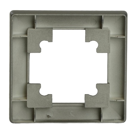 Рамка STEKKER, PFR00-7001-06 1-местная, пластик, серия Катрин,графит - фото