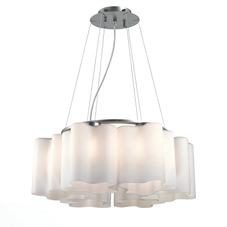 Люстра подвесная ST-Luce Серебристый/Белый E27 6*60W SL116.503.06 - фото
