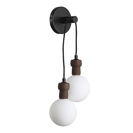 Светильник настенный ST-Luce Черный/Белый G9 2*5W 4000K SL6226.411.02 - фото