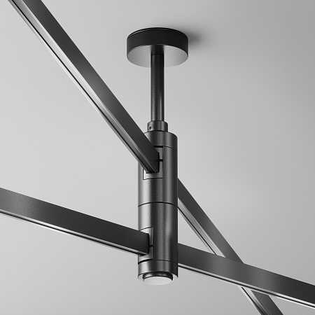 Крепление потолочное Short двойное 78мм Flarity черный - фото