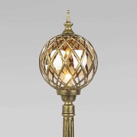 Ландшафтный светильник уличный на столбе Sirius F черное золото IP44 Sirius F черное золото Elektrostandard - фото