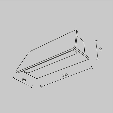 Настенный светильник (бра) Outdoor Trupp O429WL-L6GF3K - фото