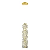 Подвес ST-Luce Золотистый/Прозрачный LED 1*15W SL6010.203.15