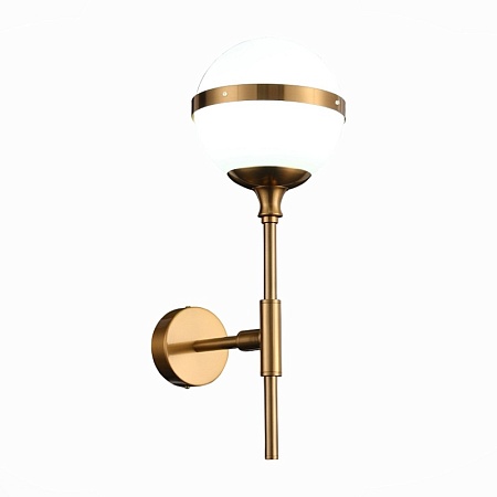 Светильник настенный ST-Luce Бронза/Белый E14 1*40W SL1157.301.01 - фото