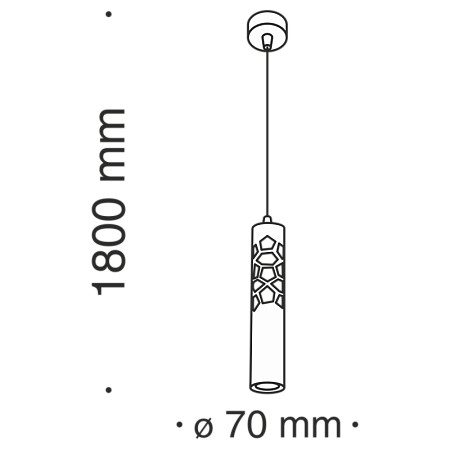 Подвесной светильник Technical Efir P037PL-L11W4K - фото