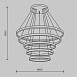 Подвесной светильник Maytoni Rim MOD058PL-L200BK - фото