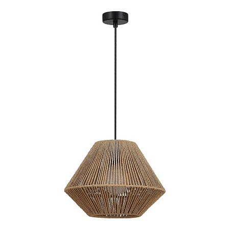 Светильник подвесной бежевый/черный E27 1*40W SLE6025-603-01 - фото