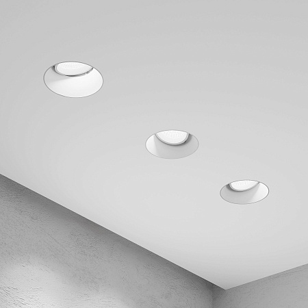 Светильник встраиваемый Renzo белый 25018/01 Elektrostandard - фото