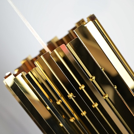 Подвесной Светильник Tom Kirk Facet Pendant Gold Imperiumloft 73873-22 - фото