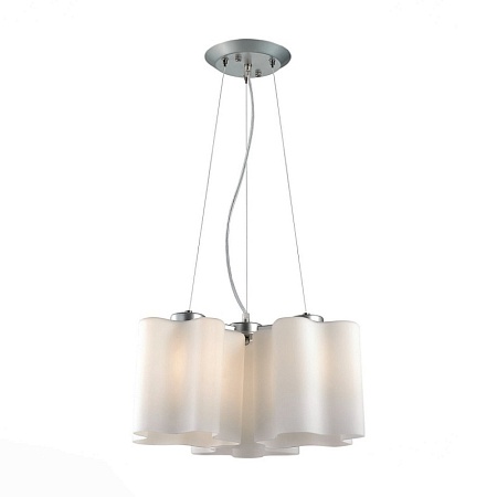 Люстра подвесная ST-Luce Серебристый/Белый E27 3*60W SL116.503.03 - фото