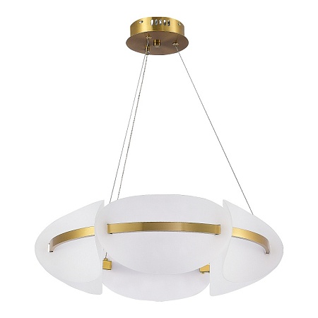 Люстра подвесная ST-Luce Золотистый/Белый LED 1*45W 3000K SL1304.203.45 - фото