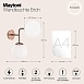 Настенный светильник (бра) Maytoni Erich MOD221-WL-02-G - фото