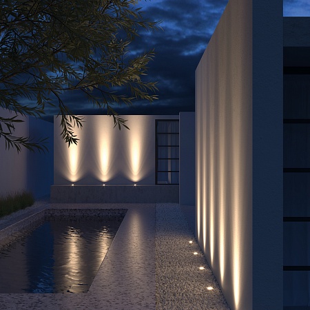 Встраиваемый светильник Outdoor Tubo O043DL-01S - фото