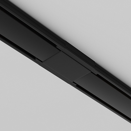 Коннектор питания прямой Radity черный - фото