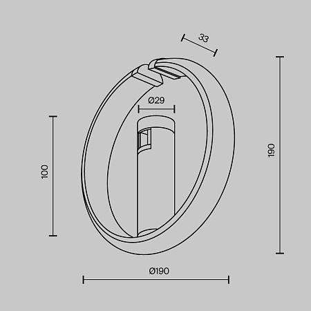 Трековый светильник Technical TR230-1-10W3K-BS - фото