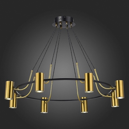 Светильник подвесной ST-Luce Черный, Латунь/Латунь GU10 8*5W 4000K SL1215.403.08 - фото