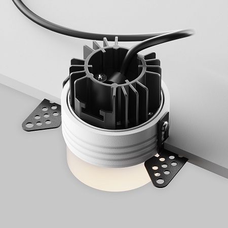 Встраиваемый светильник Technical Nude DL065-12W4K-TRS-W - фото