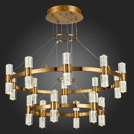 Люстра подвесная ST-Luce Латунь/Прозрачный LED 32*2,5W 4000K SL6007.203.32 - фото