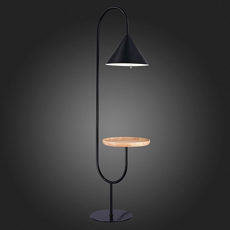 Торшер ST-Luce Черный/Черный E27 1*60W SL1802.405.01 - фото
