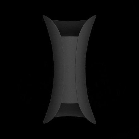 Светильник уличный настенный ST-Luce Черный/Черный LED 2*5W 4000K SL1584.411.02 - фото