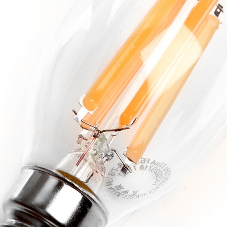 Лампа светодиодная Feron LB-718 Свеча на ветру E14 15W 230V 4000K - фото