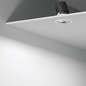 Точечный светодиодный светильник 10W 4000K белый/хром 25090/LED Elektrostandard