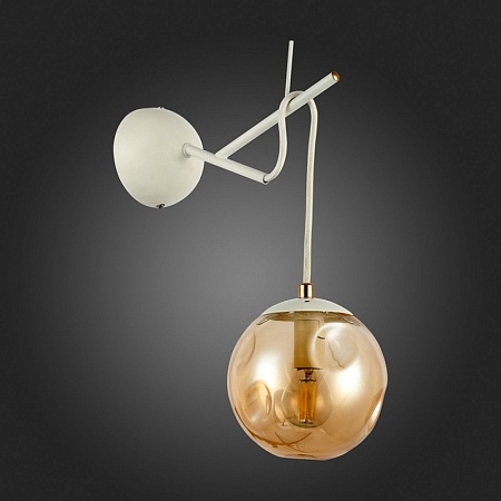 Светильник настенный Белый/Янтарный E14 1*40W SLE110201-01 - фото