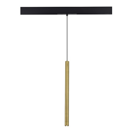 Магнитный трековый светильник Золотистый LED 1*8W 4000K 450Lm Ra90 24° IP20 D30xH500 48 ST683.346.08 - фото