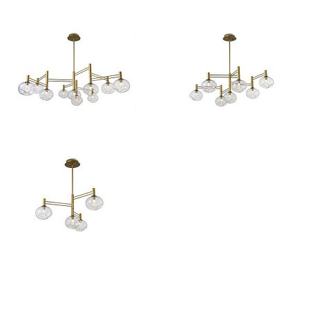 Подвесная Люстра Temper L10 Black Imperiumloft 229048-26 - фото