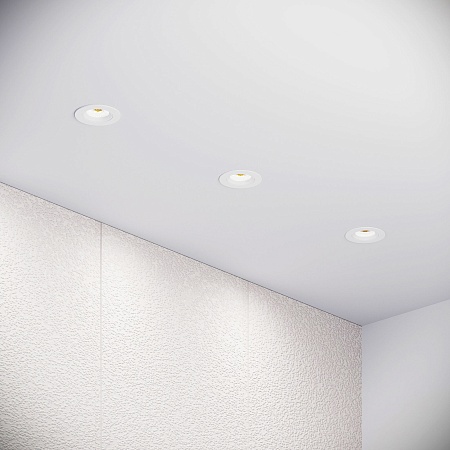 Светильник встраиваемый Minnie GU10 белый 25056/01 Elektrostandard - фото