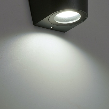 Светильник садово-парковый Feron DH025, на стену, 2*GU10 MR11 230V, черный - фото