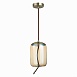 Люстра подвесная ST-Luce Бронза/Янтарный LED 1*10W 3000K SL6108.323.01 - фото