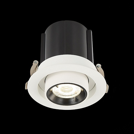 Св-к встр. Белый LED 1*12W 3000K 900Lm Ra80 24° IP20 D90xH92 180-240V ST702.238.12 - фото