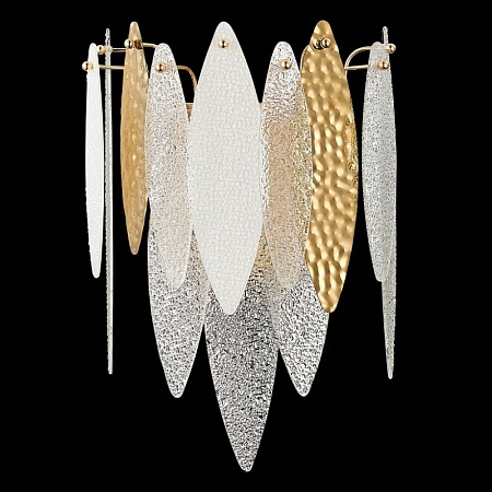 Бра ST-Luce Золотистый/Прозрачный, Белый E14 2*60W SL1224.201.02 - фото