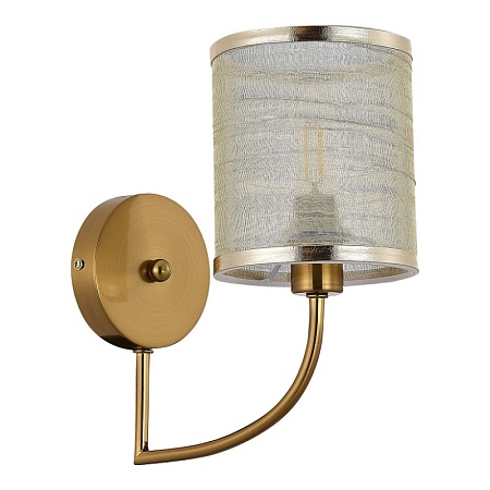 Светильник настенный Латунь/Шампань E14 1*40W SLE1119-301-01 - фото