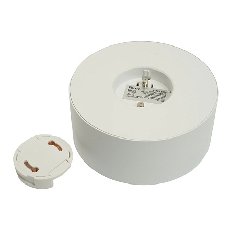 Светодиодный светильник Feron AL129 трековый однофазный на шинопровод 18W 4000K 110 градусов белый - фото