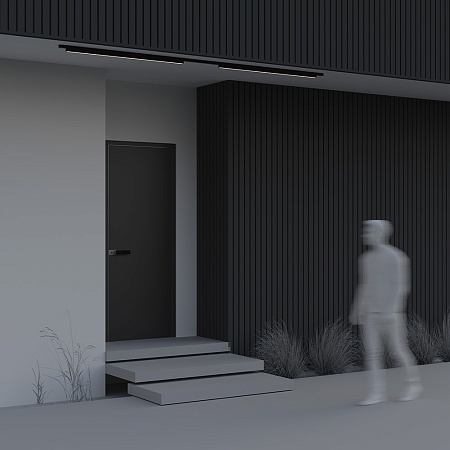 Уличный трековый светильник Outdoor O-TR02-1-S-30WB3K - фото