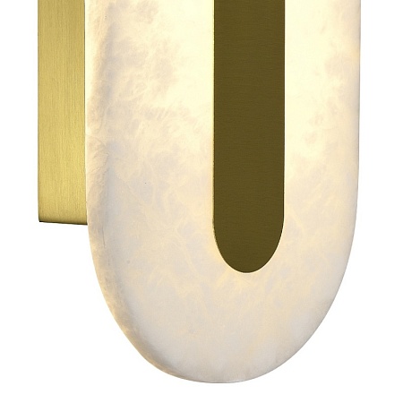 Светильник настенный ST-Luce золотистый/белый LED 1*6W 3000K / 4000K / 6000K SL6139.201.01 - фото