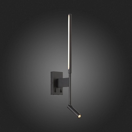 Светильник настенный ST-Luce Черный/Белый LED 2*6+3W 3200K SL1580.401.02 - фото
