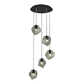 Светильник подвесной ST-Luce Черный/Серо-зеленый E14 5*40W SL1175.403.05