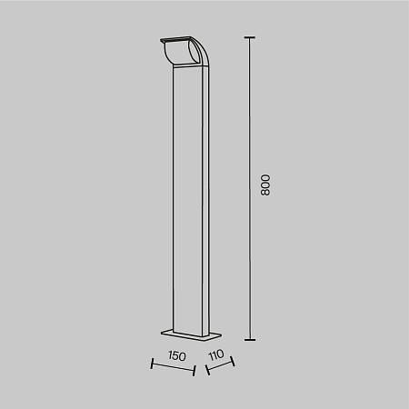 Ландшафтный светильник Outdoor Stock O446FL-L7GF3K - фото