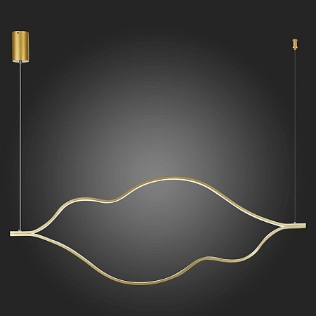 Светильник подвесной ST-Luce Золотистый/Белый LED 1*56W 4000K SL6106.203.56 - фото