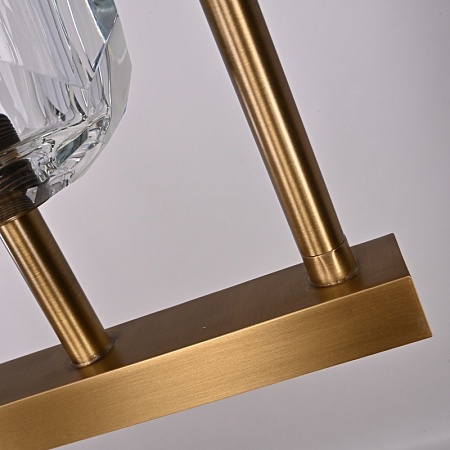 Люстра Rh Boule De Cristal Linear Chandelier 5 Bronze Imperiumloft 240204-22 - фото