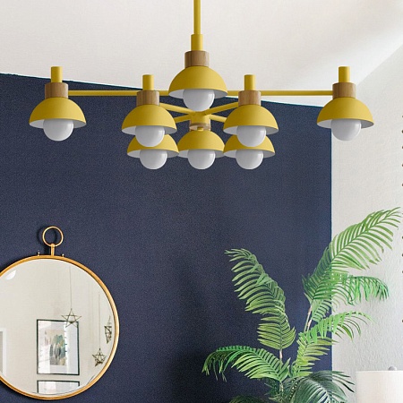 Люстра На Штанге Fanta A 4 Lights Yellow Imperiumloft 193155-26 - фото