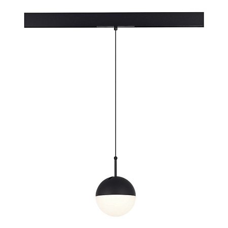 Магнитный трековый светильник Черный LED 1*7W 4000K Lm Ra90 120° IP20 D100xH- 48V ST681.446.07 - фото