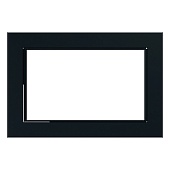 Рамка  2-местная (без перемычки), стекло, STEKKER, GFR00-7012-05, серия Катрин, черный