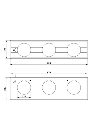Потолочный светильник Freya Trinity FR5113CL-03G - фото