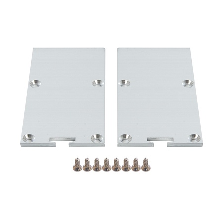 Профиль алюминиевый накладной/подвесной с отсеком для БП, серебро, CAB266 - фото